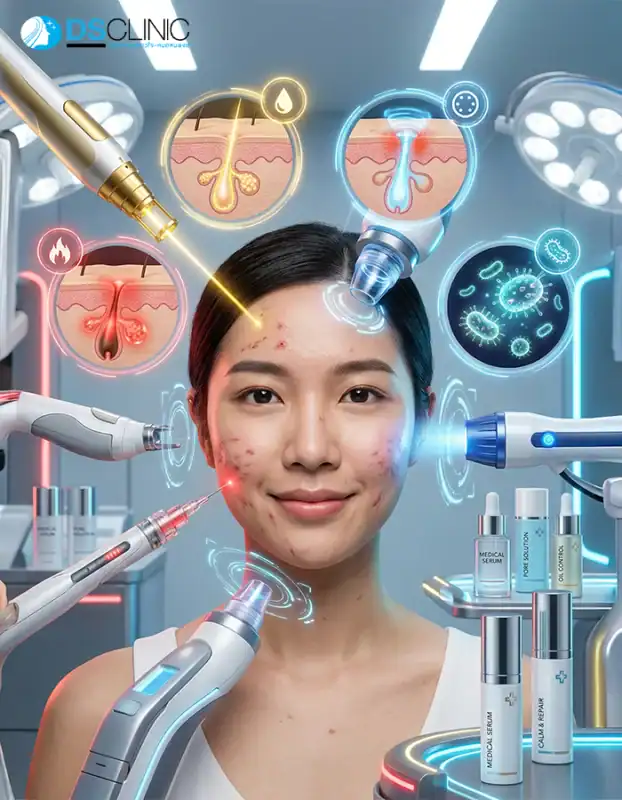 โปรแกรมรักษาสิวแบบแพทย์คืออะไร? อธิบายการรักษาสิวที่เน้นการวิเคราะห์หาสาเหตุรายบุคคลและการใช้ยาควบคุมโดยแพทย์