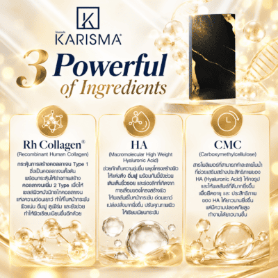 3 องค์ประกอบสำคัญของ KARISMA Rh Collagen