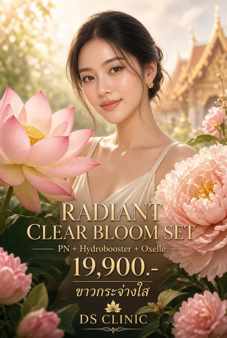 Radiant Clear Bloom Set PN Hydrobooster Oxelle 19,900 บาท DS Clinic